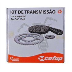 Kit Transmissão 128H Compatível NXR-160 Bros/XRE-190 Cofap